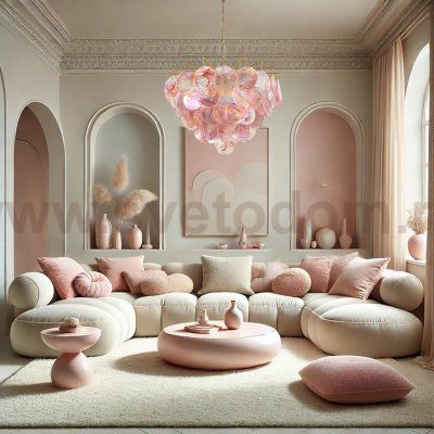 10492/800 Pink Подвесная люстра LOFT IT Lolly