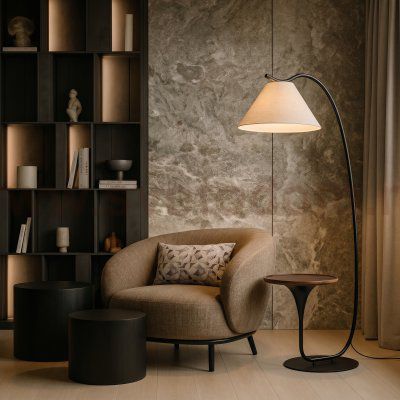 10568F Brown Торшер LOFT IT Charlotte