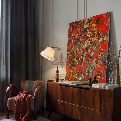 10569T Dark wood Настольная лампа LOFT IT Elaine
