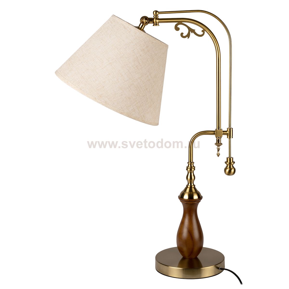 10569T Dark wood Настольная лампа LOFT IT Elaine