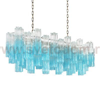 10580/1000R Clear blue Подвесной светильник LOFT IT Murano