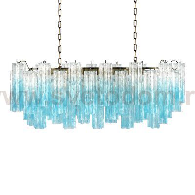 10580/1000R Clear blue Подвесной светильник LOFT IT Murano
