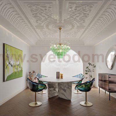 10580/600 Clear green Подвесной светильник LOFT IT Murano
