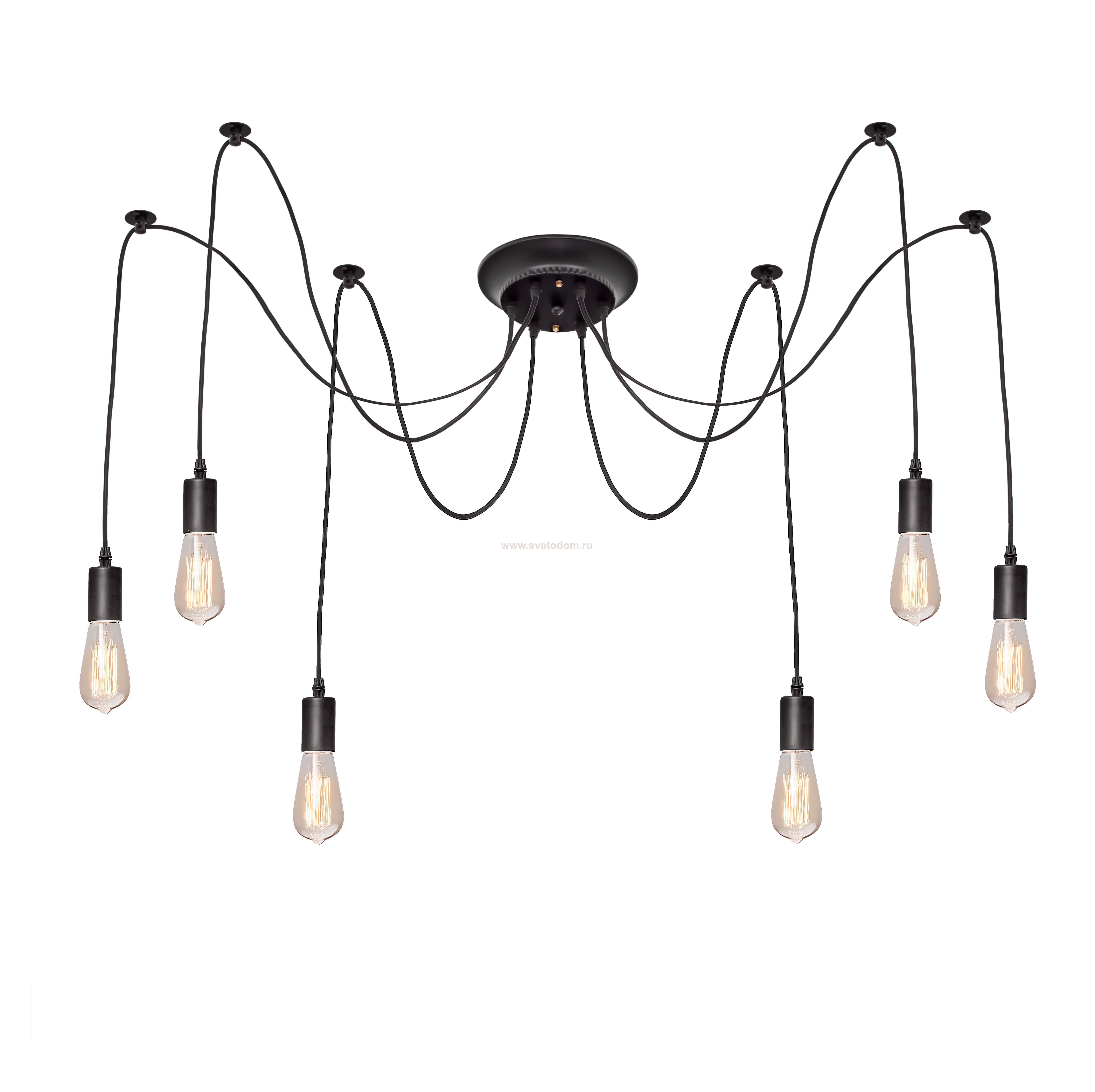 Люстра паук лофт Loft it 1162/6