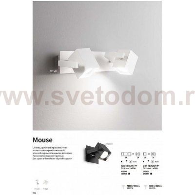 Ideal Lux LOOK AP2 BRUNITO