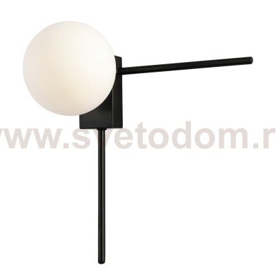 Светильник настенный бра Crystallux LORO AP1 V1 BLACK LORO