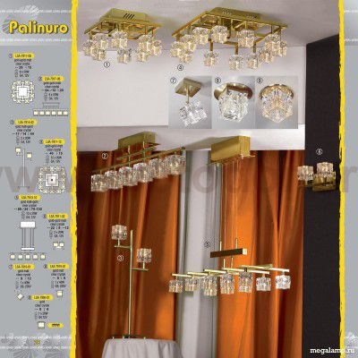 Светильник настенный бра Lussole LSA-7911-02 PALINURO