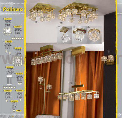 Люстра Lussole LSA-7917-08 PALINURO