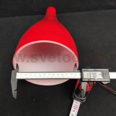 Плафон стекло красное 320*150мм RIMINI для арт LSF-115