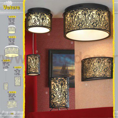 Светильник настенно-потолочный Lussole LSF-2371-01 VETERE