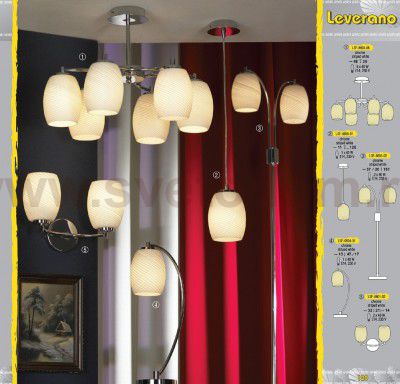 Светильник настенный бра Lussole LSF-6601-02 LEVERANO