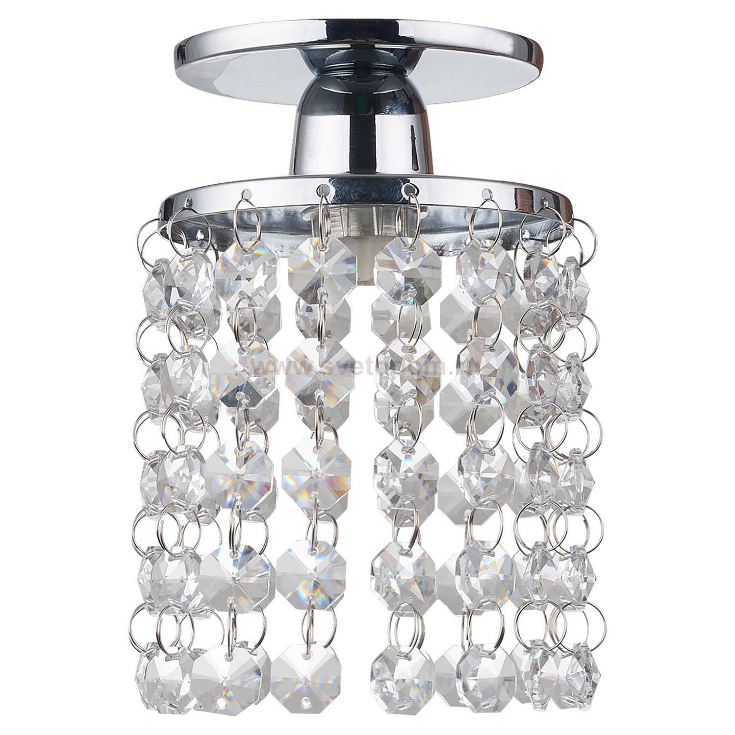 Встраиваемый светильник с хрусталем Lussole LSJ-0400-01 MONTELETO