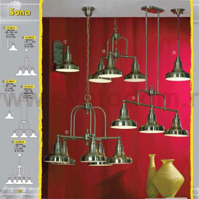 Светильник подвесной для бильярда Lussole LSL-3013-03 SONA