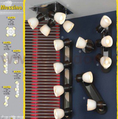 Светильник поворотный спот Lussole LSL-8201-01 MESSINA