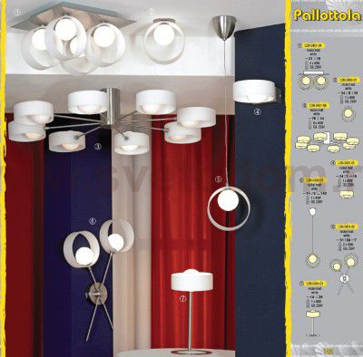 Светильник настенный бра Lussole LSN-0401-01 PALLOTTOLA