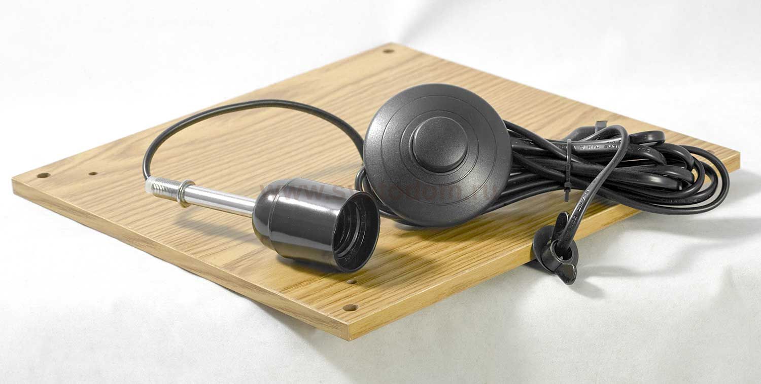 Торшер с полочками Lussole LSP-0332 Woodruff бук