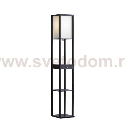 Торшер с полочками Lussole LSP-0333 Woodruff венге