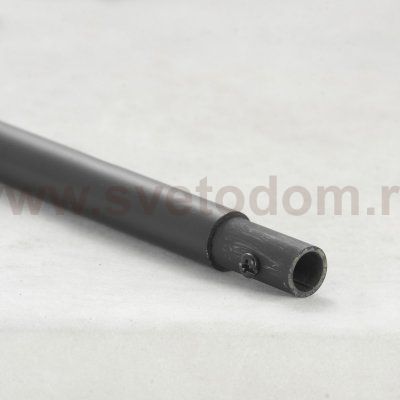 Торшер напольный изогнутый с черным абажуром Lussole LSP-0608