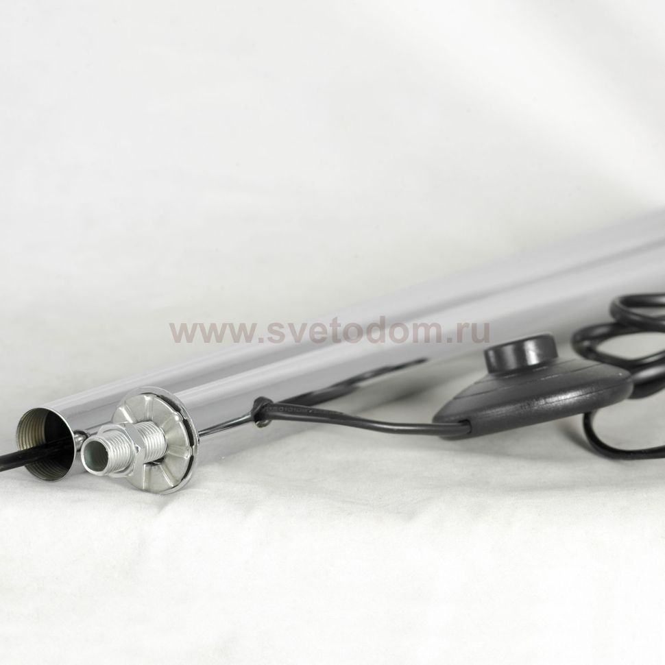 Торшер изогнутый Lussole LSP-0644 хромированный