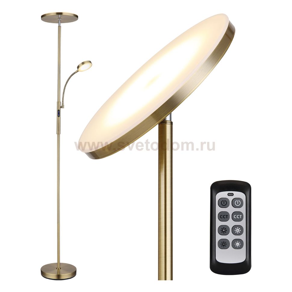 Торшер светодиодный с подсветкой для чтения Lussole LSP-0904