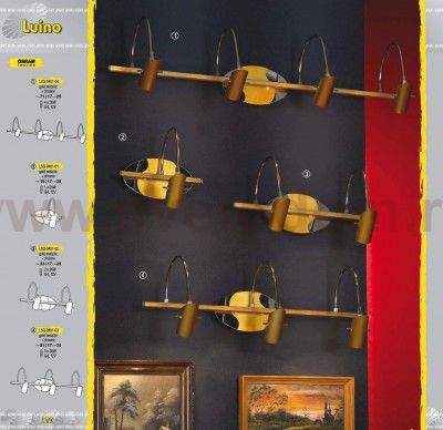 Светильник поворотный спот Lussole LSQ-0401-02 LUINO