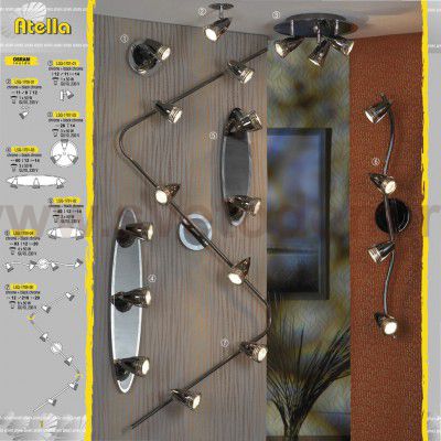 Светильник поворотный спот Lussole LSQ-1701-01 ATELLA