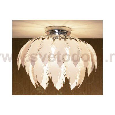 Люстра с перьями Lussole LSQ-1907-05 Vercelli