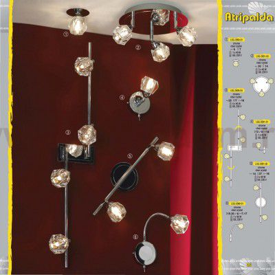 Светильник поворотный спот Lussole LSQ-2009-04 ATRIPALDA