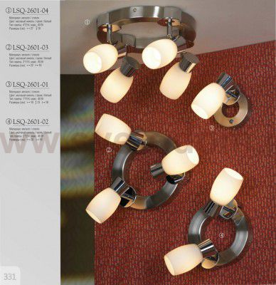 Светильник поворотный спот Lussole LSQ-2601-04 SCALERA