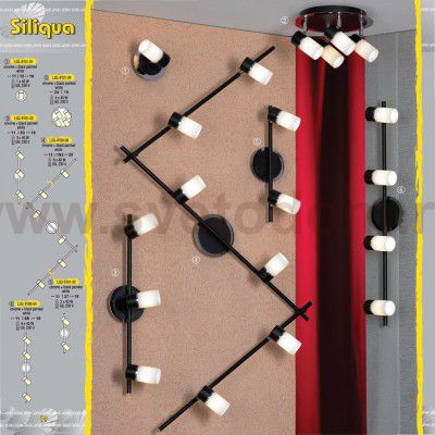 Светильник поворотный спот Lussole LSQ-6101-03 SILIQUA