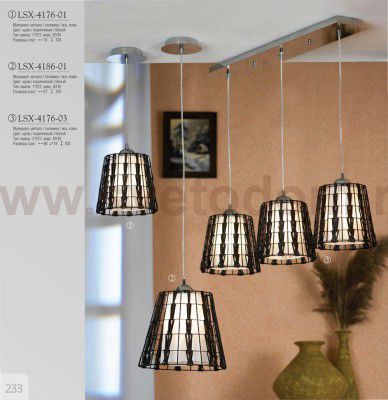 Светильник подвесной Lussole LSX-4176-01 FENIGLI