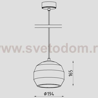 Светильник подвесной Lighttech ALVAR C GC-B (LTA01001)