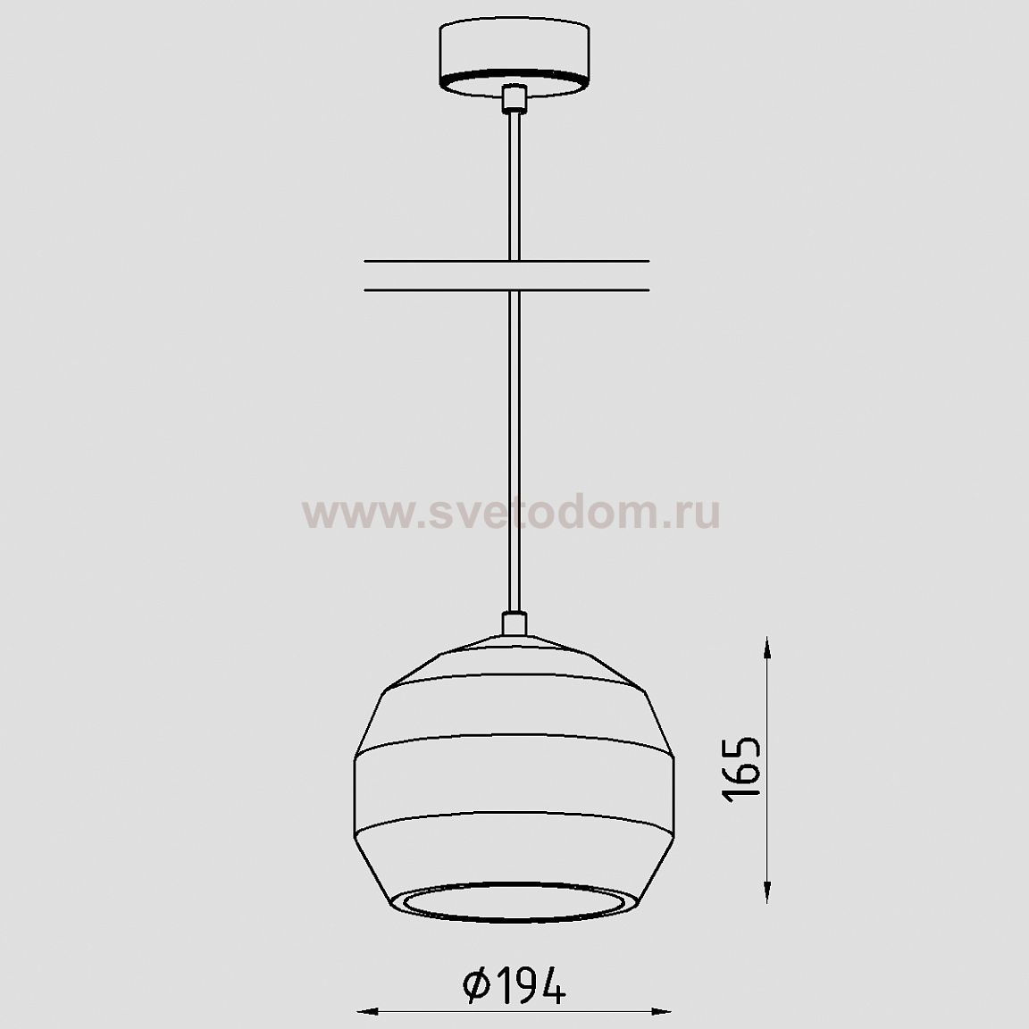 Светильник подвесной Lighttech ALVAR G WG-W (LTA01002)