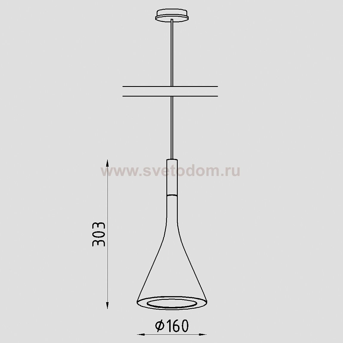 Светильник подвесной Lighttech CONIC G WG-C-W (LTA03003)