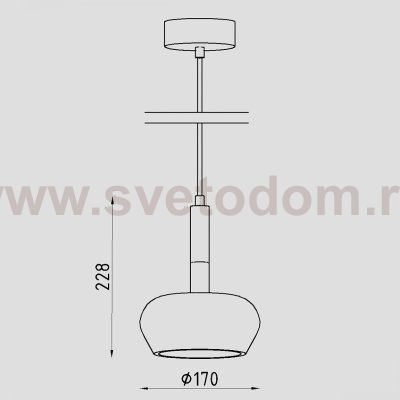 Светильник подвесной Lighttech LAGEN C GC-C-B (LTA06001)