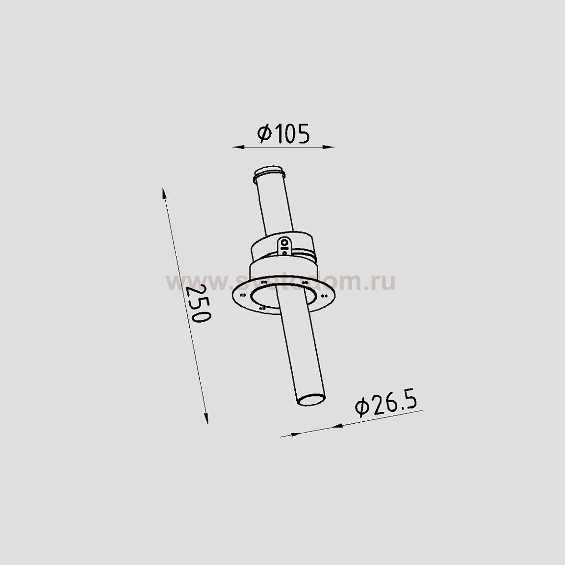 Светильник светодиодный встраиваемый Lighttech RAY 0830 24 W (LTA09002)