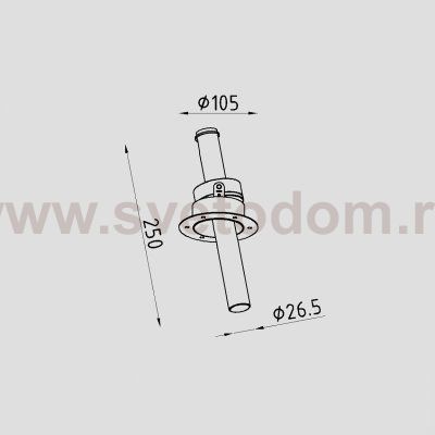 Светильник светодиодный встраиваемый Lighttech RAY 0830 24 W (LTA09002)