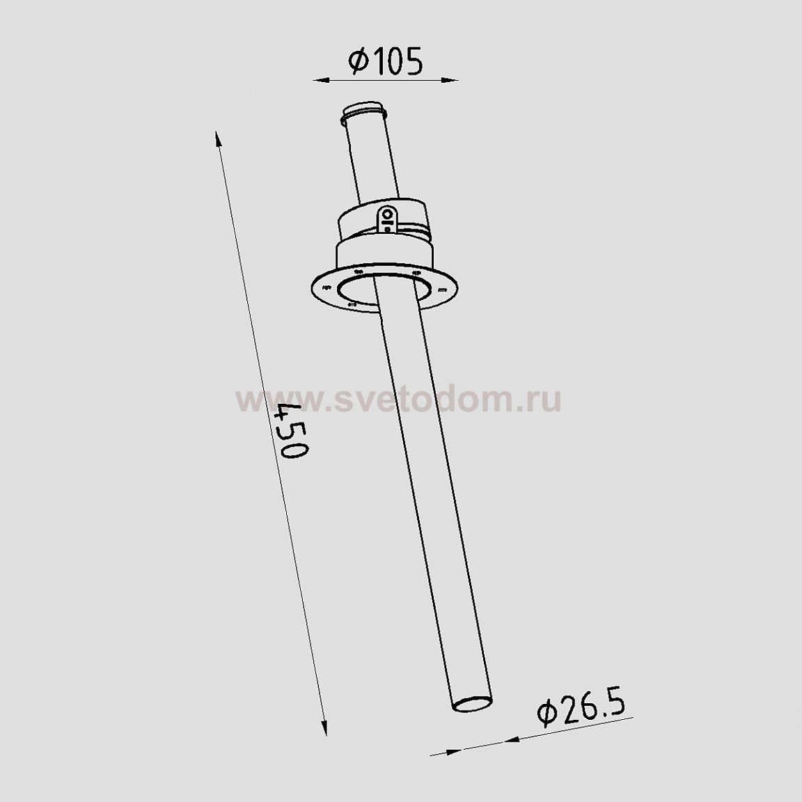 Светильник светодиодный встраиваемый Lighttech RAY 2 0830 24 B (LTA09003)