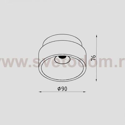 Светильник светодиодный встраиваемый Lighttech REBUS 4.230 GC-B (LTA10001)