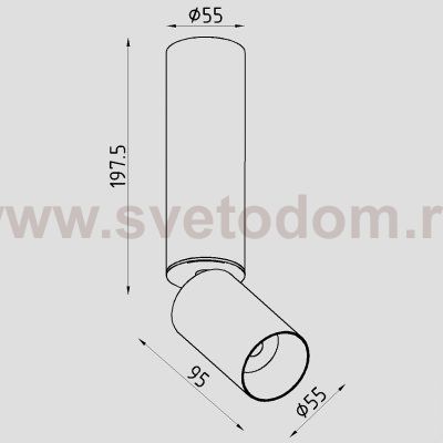 Светильник светодиодный накладной Lighttech SOLIS C2 1530 24 B-G (LTA11005)
