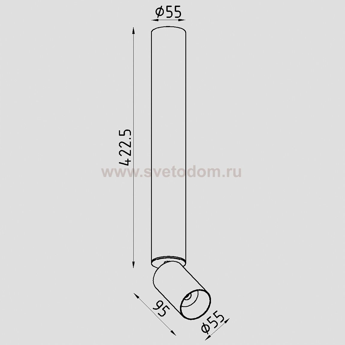 Светильник светодиодный накладной Lighttech SOLIS C3 1530 24 B-G (LTA11007)