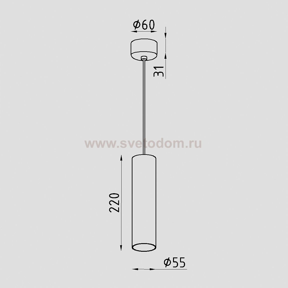 Светильник светодиодный подвесной Lighttech SOLIS P 1530 24 B (LTA11009)