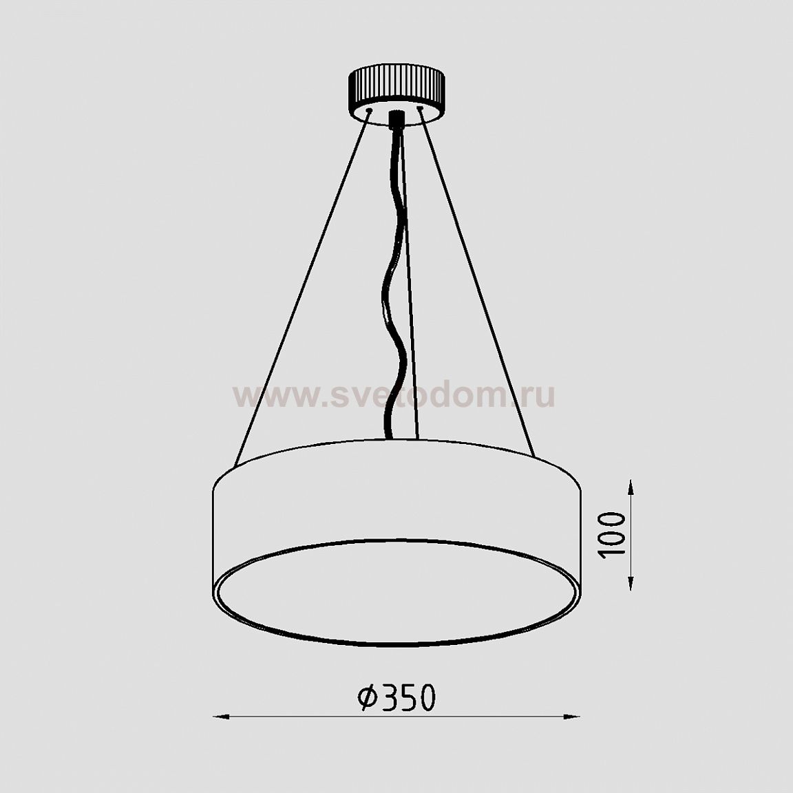 Светильник светодиодный подвесной. Диммирование TRIAC (пульт в комплекте) Lighttech LTA11011 Nembus P 2540 S (LTA11011)