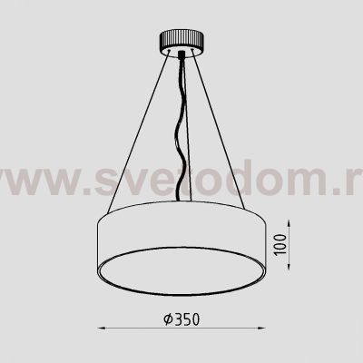 Светильник светодиодный подвесной. Диммирование TRIAC (пульт в комплекте) Lighttech LTA11011 Nembus P 2540 S (LTA11011)