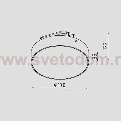 Прожектор светодиодный для 3-х фазного шинопровода. Lighttech LTJ01862 Point Track 2430 W. 24Вт. (LTJ01862)