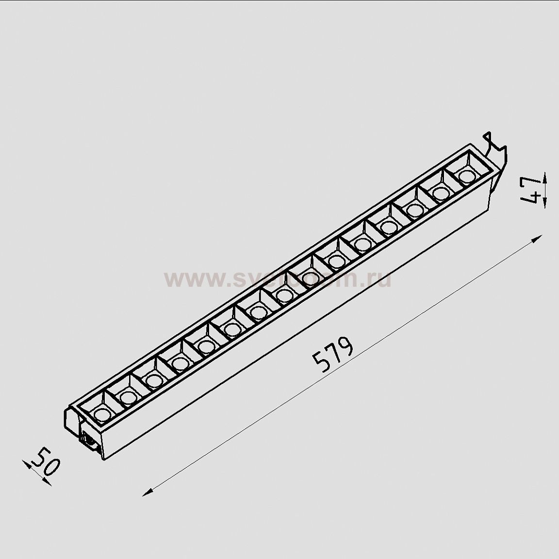 Светильник светодиодный встраиваемый Lighttech BLADE 3030 36 (LTK01003)