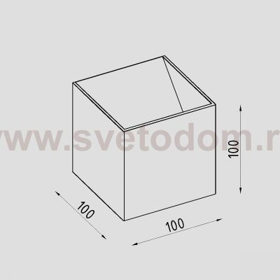 Светильник светодиодный настенный Lighttech ALPHA 0730 B (LTL01001)