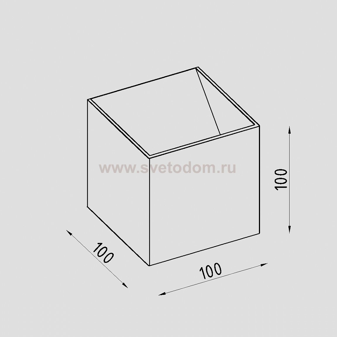 Светильник светодиодный настенный Lighttech ALPHA 0730 W (LTL01002)