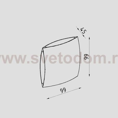 Светильник светодиодный настенный Lighttech BUTTON 4.230 B (LTL02001)