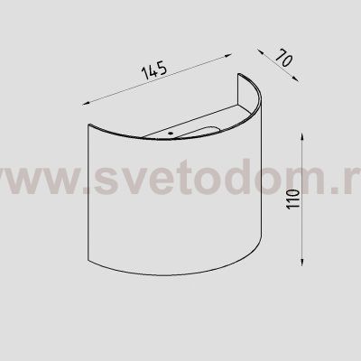 Светильник светодиодный настенный Lighttech CATINO 2.330 W (LTL03001)